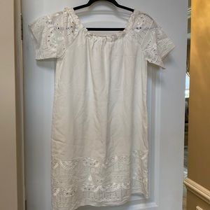 Saks fifth avenue islet silk cotton dress